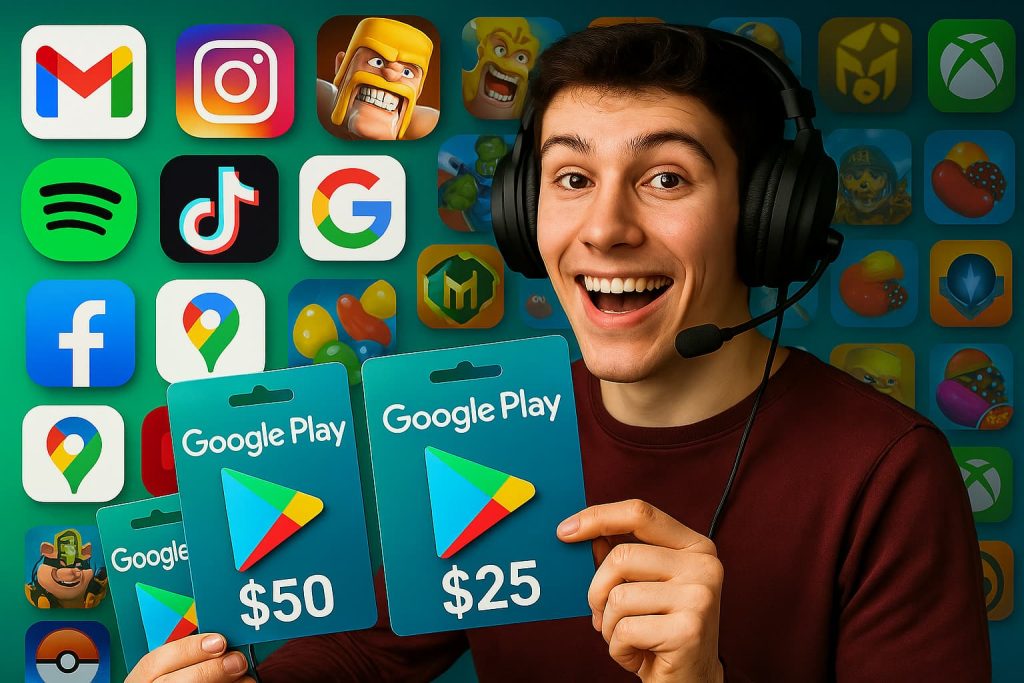 Google Play Gift Cards for Free – No Purchase Required!